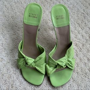 Stuart Weitzman Neon Green Heels